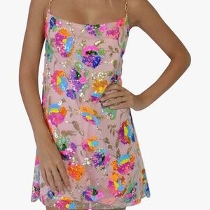 Sequence mini dress